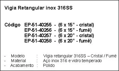 easy vigia ret inox tipos