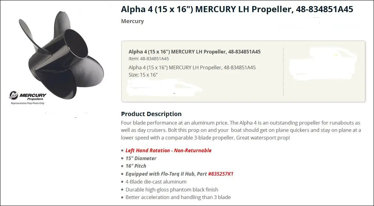helice alpha 4pas