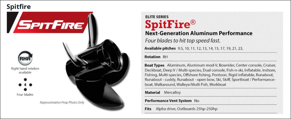 helice spitfire 4pas