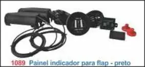 mc 88 flap 1089 painel preto