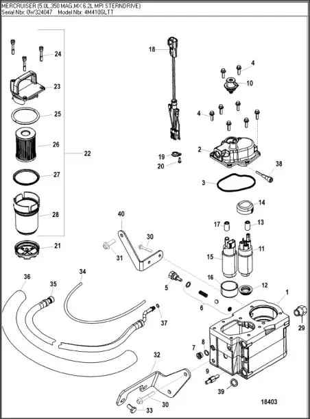 MERCURY GAS 5LITROS SISTEMA BB