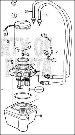 volvo trim dp E SP E fig 18709
