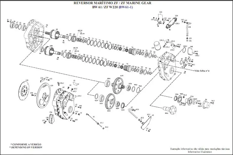ZF EXPLODE 220 BW61 BW61 1 FIG A